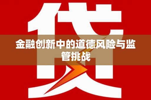 北塔金融创新中的道德风险与监管挑战